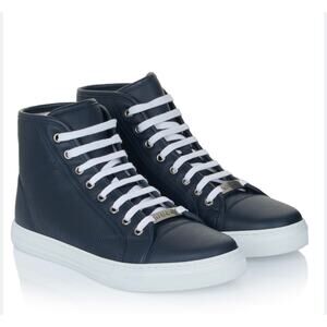 Gucci Men's High Top Leather Sneakers Size 11